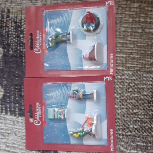 4/$30 New Winter Village Miniatures - Picture 1 of 7